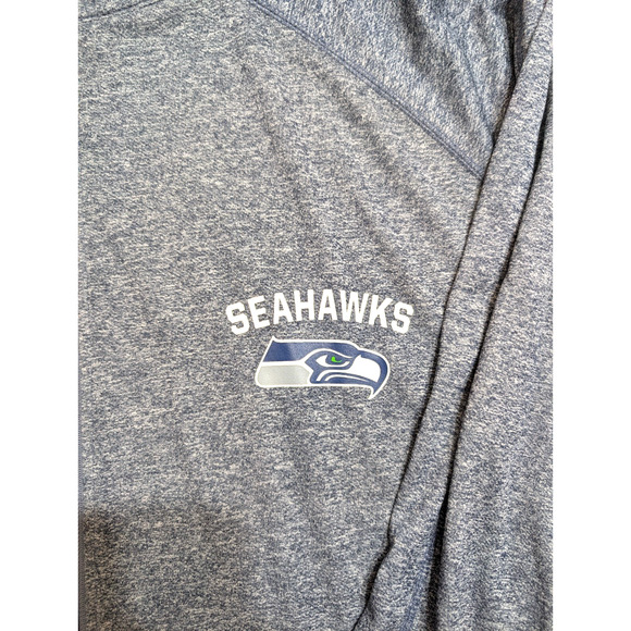 Majestic NFL Seattle Seahawks Men's Full Zip Long Sleeve Jacket Men's Size 3x - Picture 2 of 8